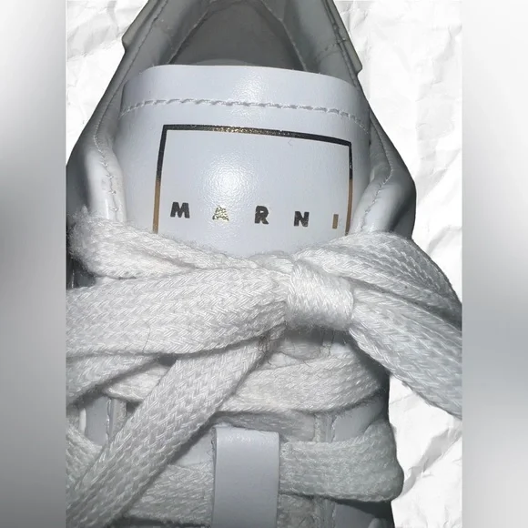 Marni Men’s White Dada Bumper Sneakers - Picture 3 of 13